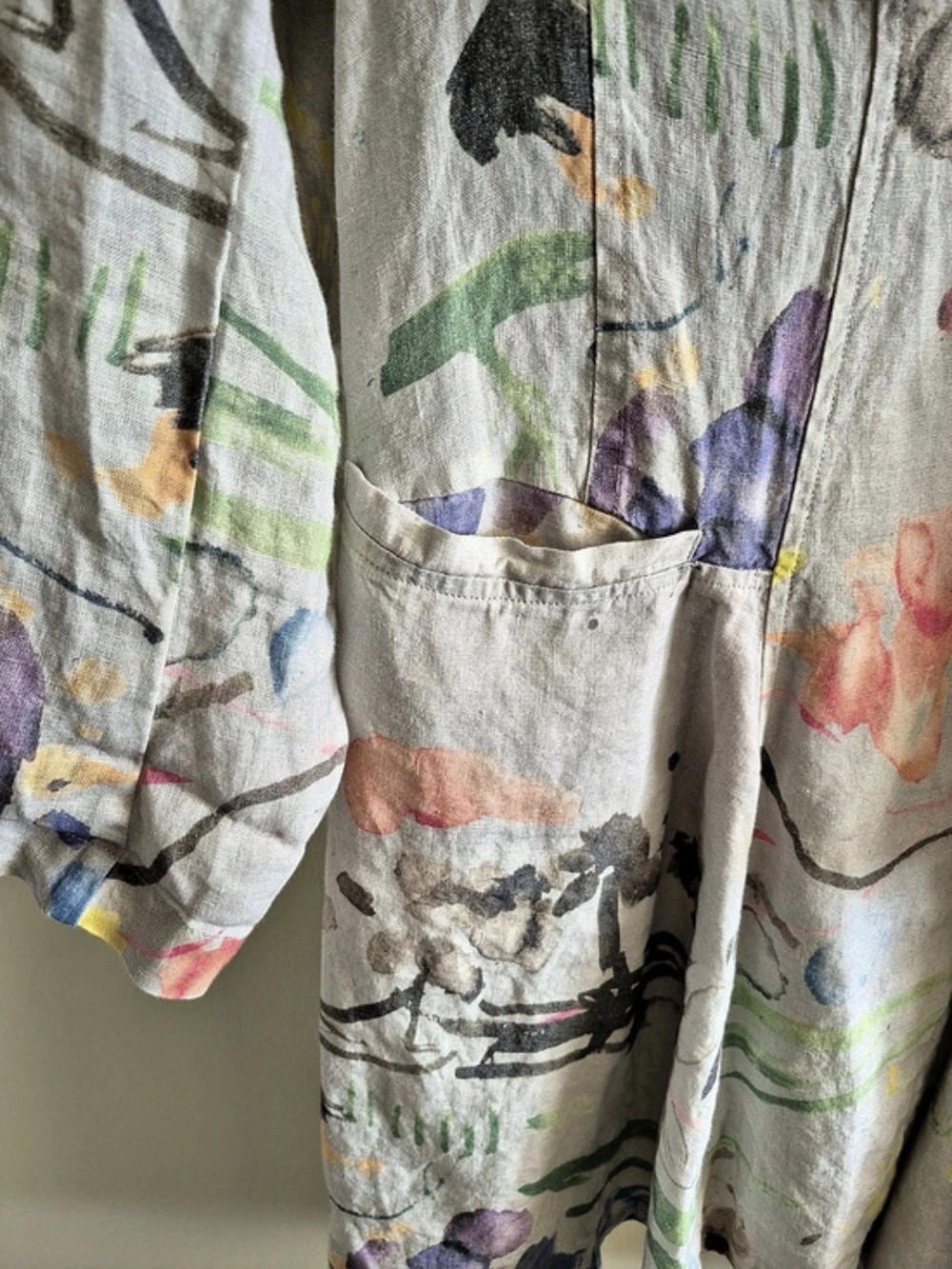GRIZAS Abstract Long Button-up - Picture 7 of 9